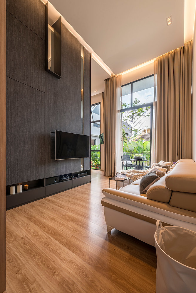 page 14 post 6 - House Tour Wood-look finishes create cosy and warm ambience in this three-bedroom condominium home